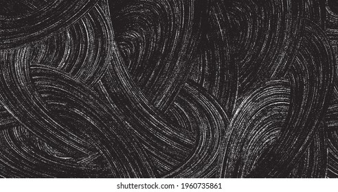 Vector brush sroke texture. Distressed uneven grunge background. Abstract distressed vector illustration. Overlay over any design to create interesting effect and depth. Black isolated on white. EPS10