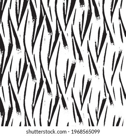 Vector brush sroke texture. Distressed uneven grunge background. Abstract distressed vector illustration. Overlay over any design to create interesting effect and depth. Black isolated on white. EPS10