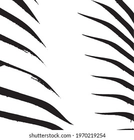 Vector brush sroke texture. Distressed uneven grunge background. Abstract distressed vector illustration. Overlay over any design to create interesting effect and depth. Black isolated on white. EPS10