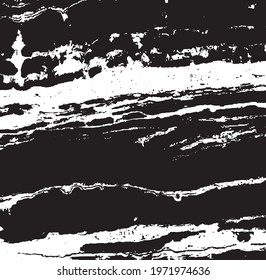 Vector brush sroke texture. Distressed uneven grunge background. Abstract distressed vector illustration. Overlay over any design to create interesting effect and depth. Black isolated on white. EPS10