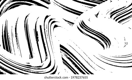 Vector brush sroke texture. Distressed uneven grunge background. Abstract distressed vector illustration. Overlay over any design to create interesting effect and depth. Black isolated on white