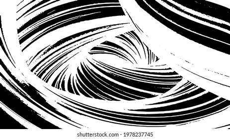 Vector brush sroke texture. Distressed uneven grunge background. Abstract distressed vector illustration. Overlay over any design to create interesting effect and depth. Black isolated on white