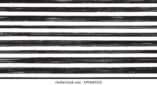 Textura de roca de pincel vectorial. Antecedentes desiguales. Resumen de ilustración de vector con problemas. Superponer cualquier diseño para crear un efecto y profundidad interesante. Negro aislado en blanco. EPS10