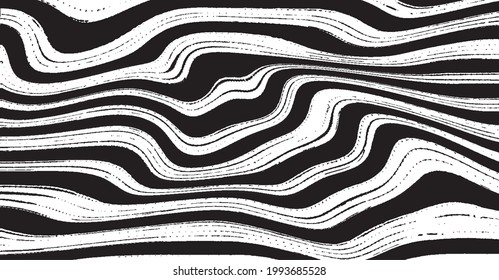 Vector brush sroke texture. Distressed uneven grunge background. Abstract distressed vector illustration. Overlay over any design to create interesting effect and depth. Black isolated on white. EPS10