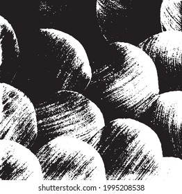 Vector brush sroke texture. Distressed uneven grunge background. Abstract distressed vector illustration. Overlay over any design to create interesting effect and depth. Black isolated on white. EPS10