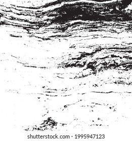 Vector brush sroke texture. Distressed uneven grunge background. Abstract distressed vector illustration. Overlay over any design to create interesting effect and depth. Black isolated on white. EPS10