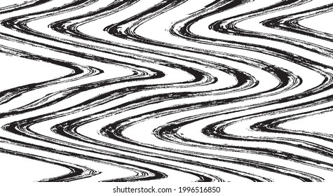 Vector brush sroke texture. Distressed uneven grunge background. Abstract distressed vector illustration. Overlay over any design to create interesting effect and depth. Black isolated on white. EPS10