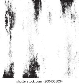 Vector brush sroke texture. Distressed uneven grunge background. Abstract distressed vector illustration. Overlay over any design to create interesting effect and depth. Black isolated on white. EPS10