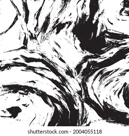 Vector brush sroke texture. Distressed uneven grunge background. Abstract distressed vector illustration. Overlay over any design to create interesting effect and depth. Black isolated on white. EPS10