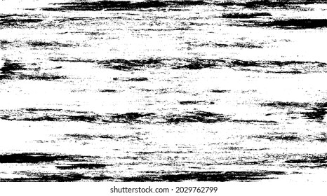 Textura de roca de pincel vectorial. Antecedentes desiguales. Resumen de ilustración de vector con problemas. Superponer cualquier diseño para crear un efecto y profundidad interesante. Negro aislado en blanco. EPS10