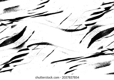 Vector brush sroke texture. Distressed uneven grunge background. Abstract distressed vector illustration. Overlay over any design to create interesting effect and depth. Black isolated on white. EPS10