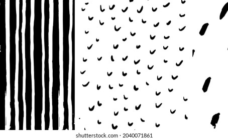 Vector brush sroke texture. Distressed uneven grunge background. Abstract distressed vector illustration