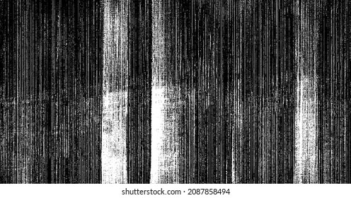 Vektorbürste raucht Textur. Unruhestifter ungleicher brüchiger Hintergrund. Abstrakte verzerrte Vektorgrafik. Überlagern Sie jedes Design, um interessante Effekte und Tiefe zu schaffen. Schwarz einzeln auf Weiß. EPS10