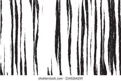 Textura de roca de pincel vectorial. Antecedentes desiguales. Resumen de ilustración de vector con problemas. Superponer cualquier diseño para crear un efecto y profundidad interesante. Negro aislado en blanco. EPS10