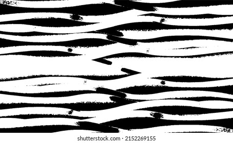 Vector brush sroke texture. Distressed uneven grunge background. Abstract distressed vector illustration. Overlay over any design to create interesting effect and depth. Black isolated on white. EPS10