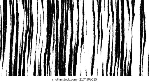 Textura de roca de pincel vectorial. Antecedentes desiguales. Resumen de ilustración de vector con problemas. Superponer cualquier diseño para crear un efecto y profundidad interesante. Negro aislado en blanco. EPS10