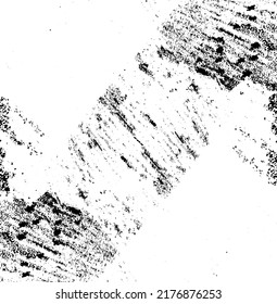Vector brush sroke texture. Distressed uneven grunge background. Abstract distressed vector illustration. Overlay over any design to create interesting effect and depth. Black isolated on white. EPS10