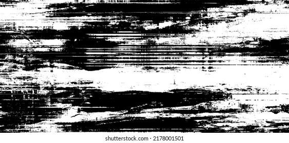 Vector brush sroke texture. Distressed uneven grunge background. Abstract distressed vector illustration. Overlay over any design to create interesting effect and depth. Black isolated on white. EPS10
