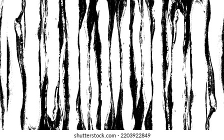 Vektorbürste raucht Textur. Unruhestifter ungleicher brüchiger Hintergrund. Abstrakte verzerrte Vektorgrafik. Überlagern Sie jedes Design, um interessante Effekte und Tiefe zu schaffen. Schwarz einzeln auf Weiß. EPS10