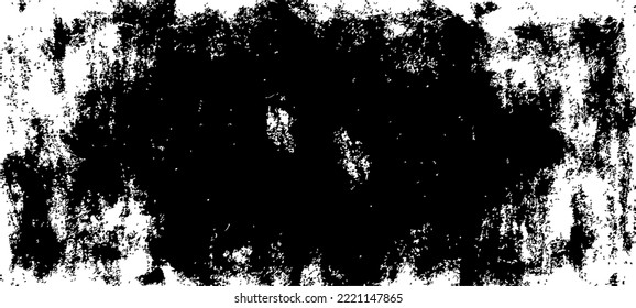 Vector brush sroke texture. Distressed uneven grunge background. Abstract distressed vector illustration. Overlay over any design to create interesting effect and depth. Black isolated on white. EPS10