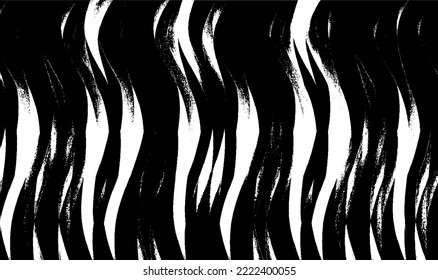 Vector brush sroke texture. Distressed uneven grunge background. Abstract distressed vector illustration. Overlay over any design to create interesting effect and depth. Black isolated on white. EPS10