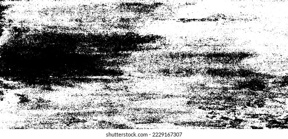 Vector brush sroke texture. Distressed uneven grunge background. Abstract distressed vector illustration. Overlay over any design to create interesting effect and depth. Black isolated on white. EPS10