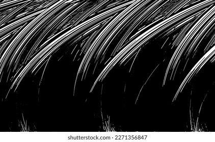 Vector brush sroke texture. Distressed uneven grunge background. Abstract distressed vector illustration. Overlay over any design to create interesting effect and depth. Black isolated on white. EPS10