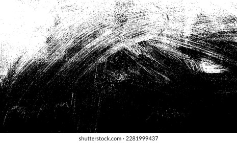 Vector brush sroke texture. Distressed uneven grunge background. Abstract distressed vector illustration. Overlay over any design to create interesting effect and depth. Black isolated on white. EPS10
