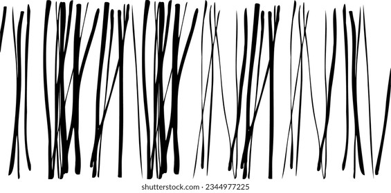 Vector brush sroke texture. Distressed uneven grunge background. Abstract distressed vector illustration. Overlay over any design to create interesting effect and depth. Black isolated on white. EPS10