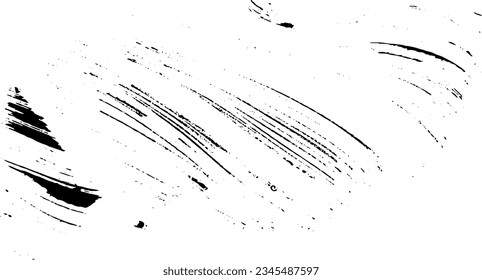 Vector brush sroke texture. Distressed uneven grunge background. Abstract distressed vector illustration. Overlay over any design to create interesting effect and depth. Black isolated on white. EPS10