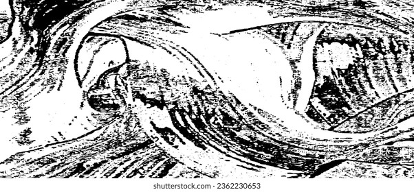 Vector brush sroke texture. Distressed uneven grunge background. Abstract distressed vector illustration. Overlay over any design to create interesting effect and depth. Black isolated on white. EPS10