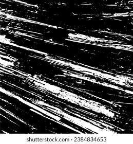 Vector brush sroke texture. Distressed uneven grunge background. Abstract distressed vector illustration. Overlay over any design to create interesting effect and depth. Black isolated on white. EPS10