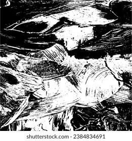 Vector brush sroke texture. Distressed uneven grunge background. Abstract distressed vector illustration. Overlay over any design to create interesting effect and depth. Black isolated on white. EPS10