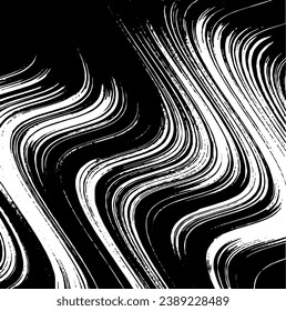 Vector brush sroke texture. Distressed uneven grunge background. Abstract distressed vector illustration. Overlay over any design to create interesting effect and depth. Black isolated on white. EPS10