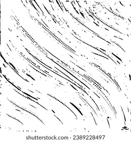 Vector brush sroke texture. Distressed uneven grunge background. Abstract distressed vector illustration. Overlay over any design to create interesting effect and depth. Black isolated on white. EPS10