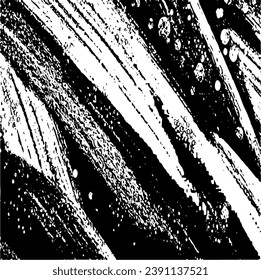 Vector brush sroke texture. Distressed uneven grunge background. Abstract distressed vector illustration. Overlay over any design to create interesting effect and depth. Black isolated on white. EPS10