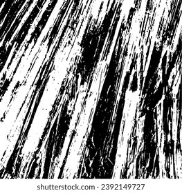 Vector brush sroke texture. Distressed uneven grunge background. Abstract distressed vector illustration. Overlay over any design to create interesting effect and depth. Black isolated on white. EPS10