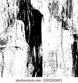 Vector brush sroke texture. Distressed uneven grunge background. Abstract distressed vector illustration. Overlay over any design to create interesting effect and depth. Black isolated on white. EPS10
