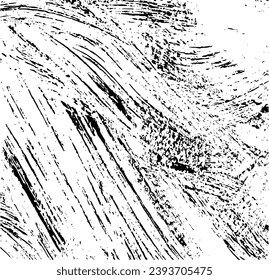 Vector brush sroke texture. Distressed uneven grunge background. Abstract distressed vector illustration. Overlay over any design to create interesting effect and depth. Black isolated on white. EPS10