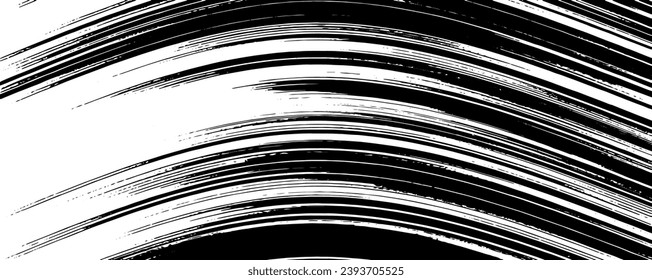 Vector brush sroke texture. Distressed uneven grunge background. Abstract distressed vector illustration. Overlay over any design to create interesting effect and depth. Black isolated on white. EPS10