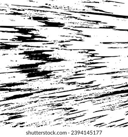 Vector brush sroke texture. Distressed uneven grunge background. Abstract distressed vector illustration. Overlay over any design to create interesting effect and depth. Black isolated on white. EPS10
