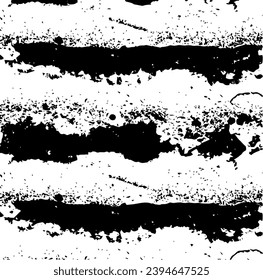 Vector brush sroke texture. Distressed uneven grunge background. Abstract distressed vector illustration. Overlay over any design to create interesting effect and depth. Black isolated on white. EPS10