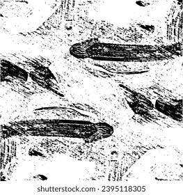 Vector brush sroke texture. Distressed uneven grunge background. Abstract distressed vector illustration. Overlay over any design to create interesting effect and depth. Black isolated on white. EPS10