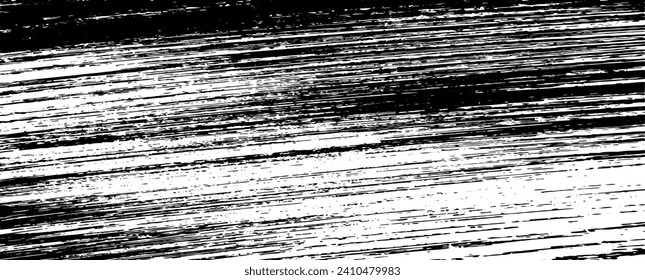 Textura de roca de pincel vectorial. Antecedentes desiguales. Resumen de ilustración de vector con problemas. Superponer cualquier diseño para crear un efecto y profundidad interesante. Negro aislado en blanco. EPS10