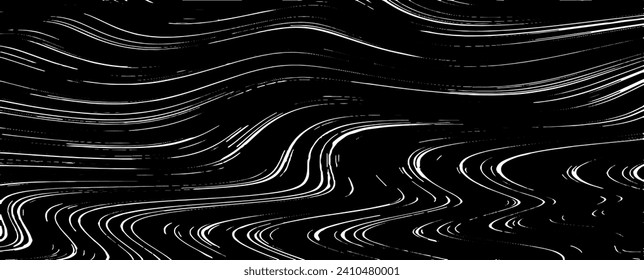 Vector brush sroke texture. Distressed uneven grunge background. Abstract distressed vector illustration. Overlay over any design to create interesting effect and depth. Black isolated on white. EPS10