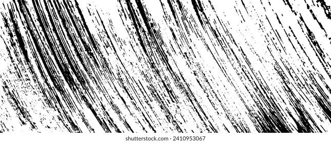 Vector brush sroke texture. Distressed uneven grunge background. Abstract distressed vector illustration. Overlay over any design to create interesting effect and depth. Black isolated on white. EPS10