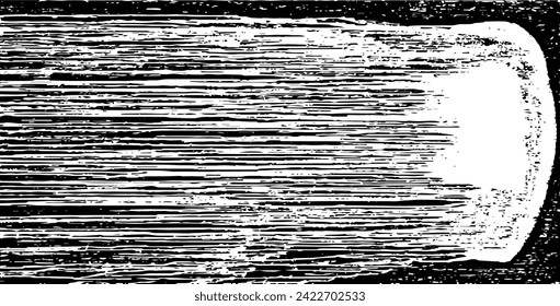Textura de roca de pincel vectorial. Antecedentes desiguales. Resumen de ilustración de vector con problemas. Superponer cualquier diseño para crear un efecto y profundidad interesante. Negro aislado en blanco. EPS10