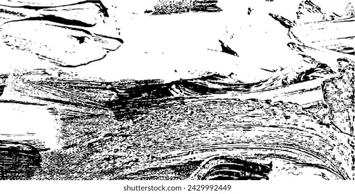 Vector brush sroke texture. Distressed uneven grunge background. Abstract distressed vector illustration. Overlay over any design to create interesting effect and depth. Black isolated on white. EPS10