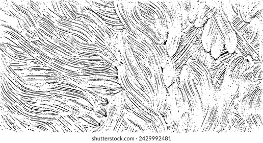 Vector brush sroke texture. Distressed uneven grunge background. Abstract distressed vector illustration. Overlay over any design to create interesting effect and depth. Black isolated on white. EPS10