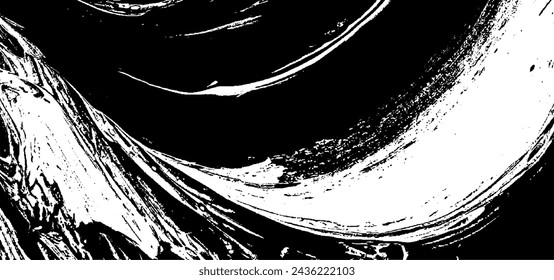 Vector brush sroke texture. Distressed uneven grunge background. Abstract distressed vector illustration. Overlay over any design to create interesting effect and depth. Black isolated on white. EPS10